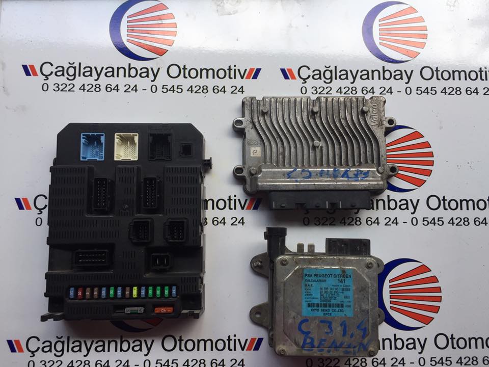 Citroen C3 1.4 benzinli motor beyni ve bsi beyni 